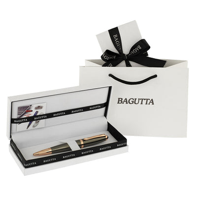 Bagutta Penna a Sfera Corpo Testurizzato con Memoria USB 16 GB con Finiture Oro Rosa