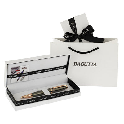 Bagutta Penna a Sfera Corpo Testurizzato con Memoria USB 16 GB con Finiture Cromate