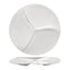 Trio Piatto 3 Scomparti Magnesium Porcelain 31,2 cm 4 Pezzi