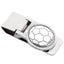 Bagutta Fermasoldi Argentato con Pallone da Calcio 6x3 cm