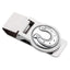 Bagutta Fermasoldi Argentato con Ferro di Cavallo 6x3 cm