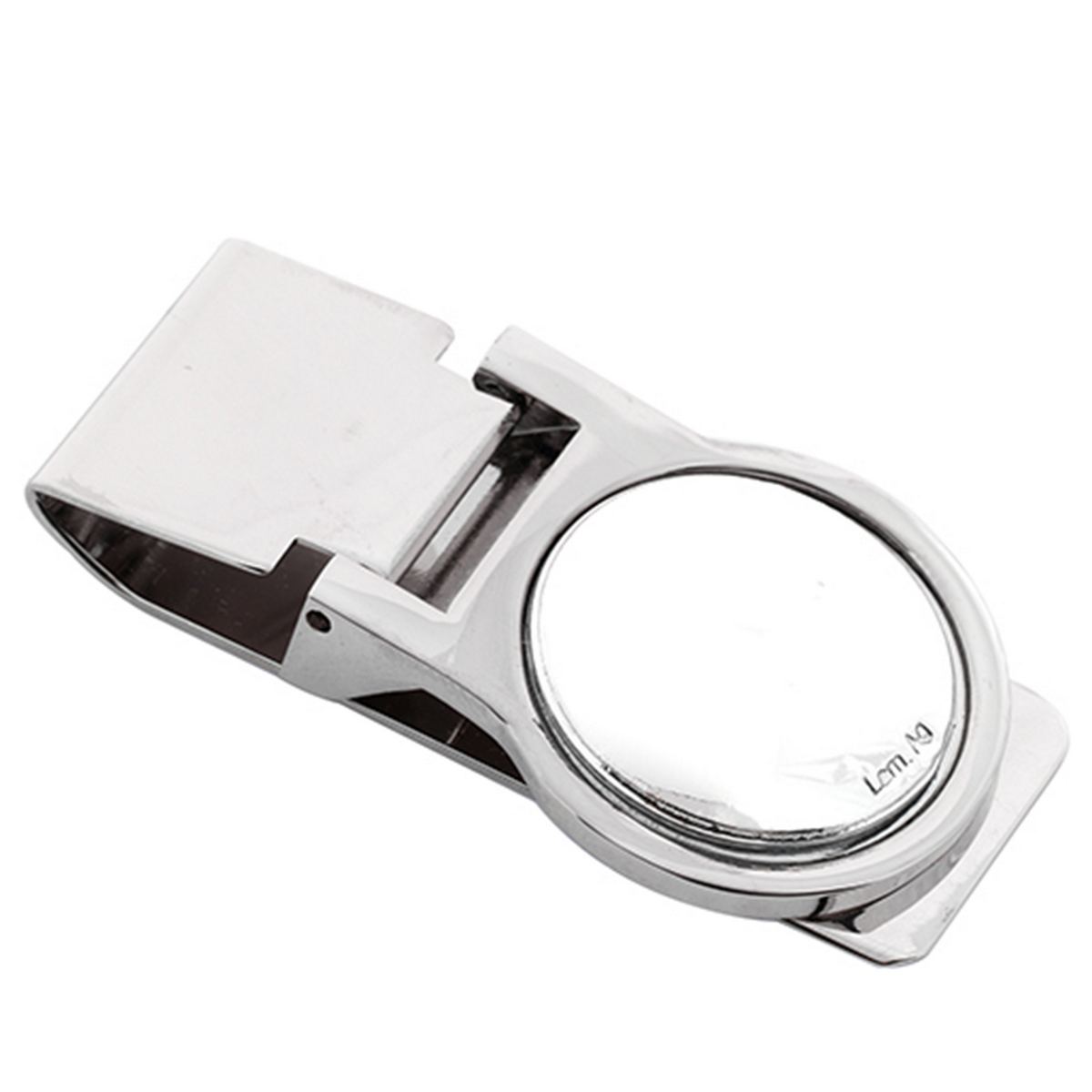Bagutta Fermasoldi Argentato Liscio 6x3 cm