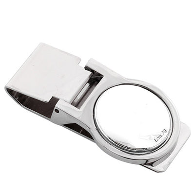 Bagutta Fermasoldi Argentato Liscio 6x3 cm