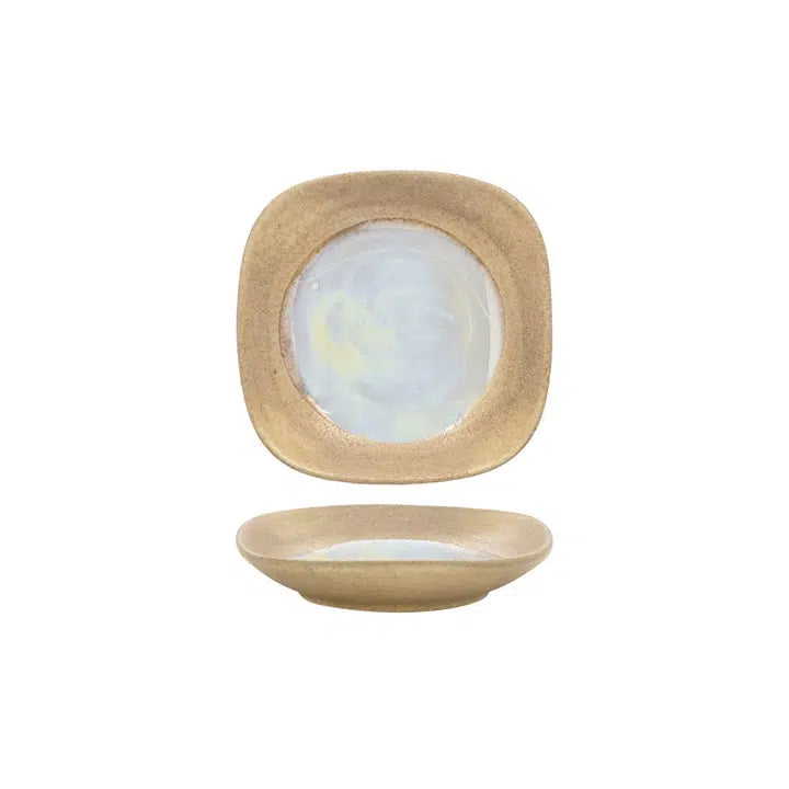 Baleari Piattino Quadrato Stoneware Reactive 10x10 cm 12 Pezzi