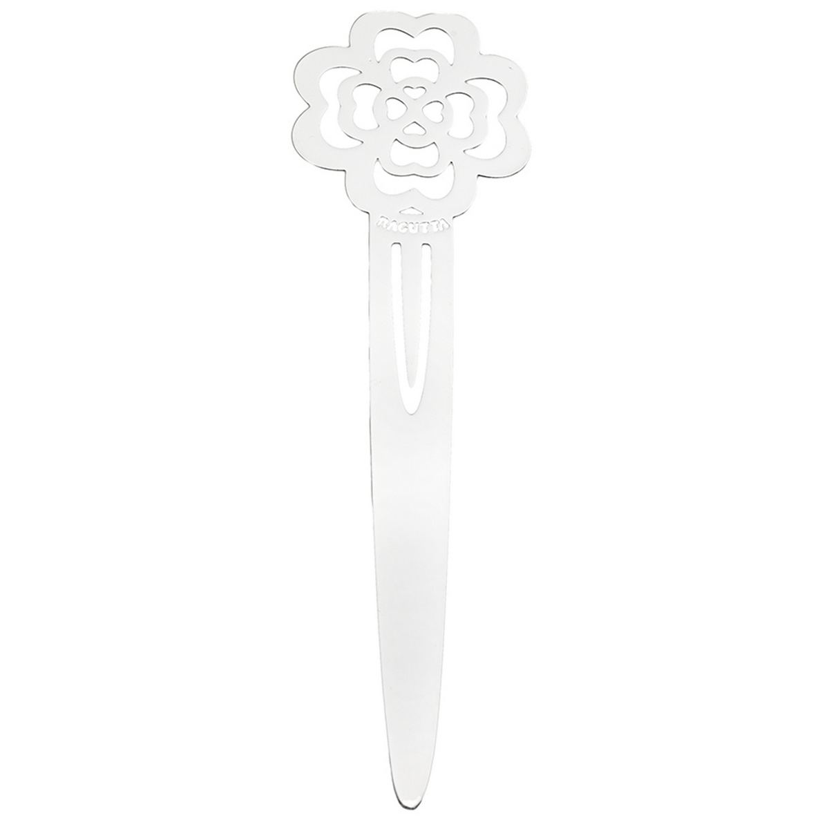 Bagutta Tagliacarte Silver Plated Traforato Fiore 16 cm
