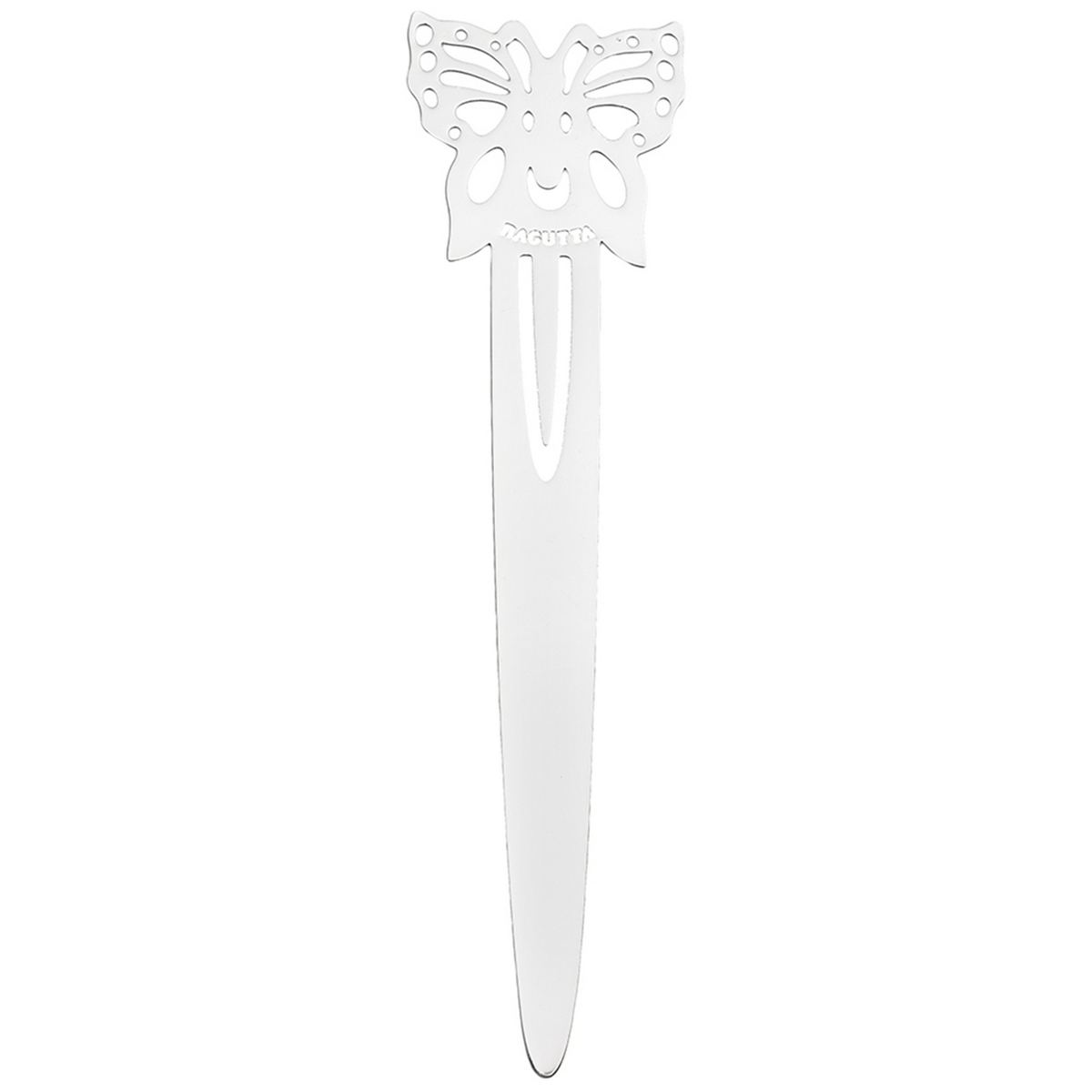 Bagutta Tagliacarte Silver Plated Traforato Farfalla 16 cm
