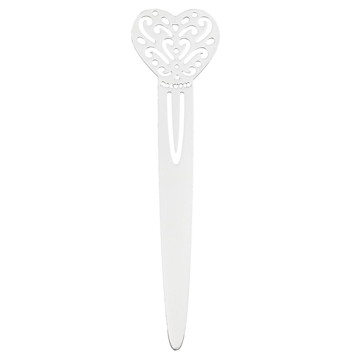 Bagutta Tagliacarte Silver Plated Traforato Cuore 16 cm