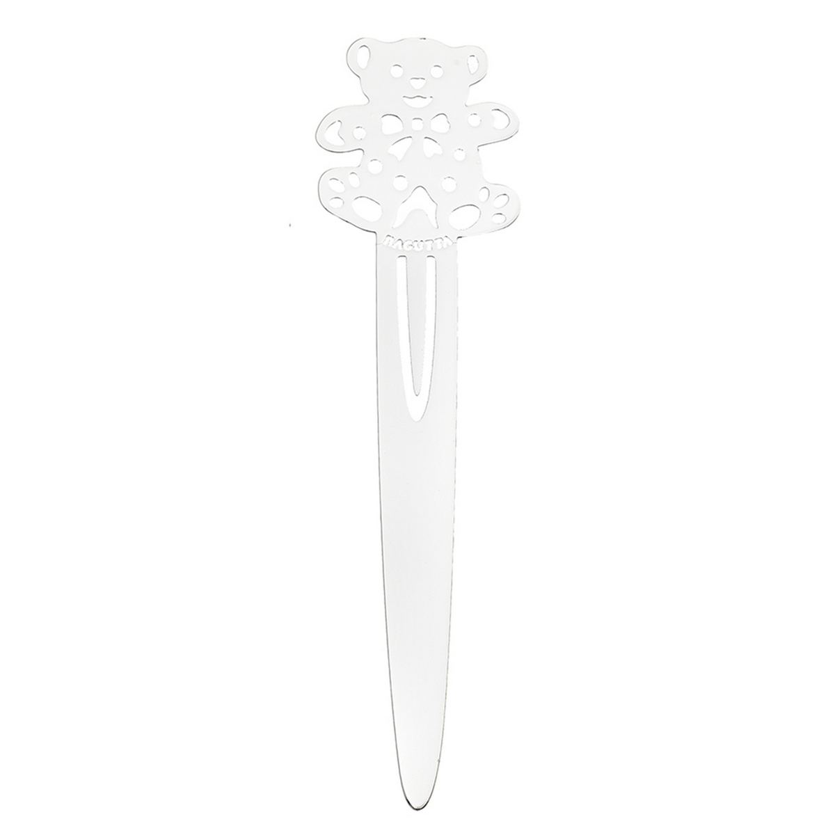 Bagutta Tagliacarte Silver Plated Traforato Orsetto 16 cm