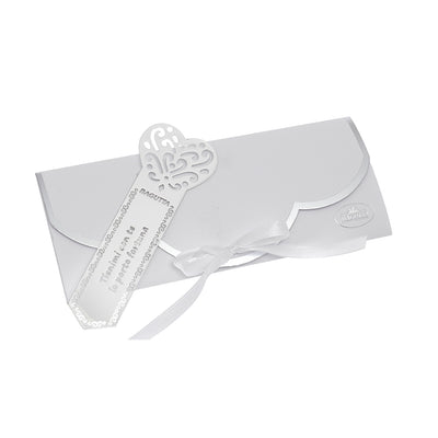 Bagutta Segnalibro Silver Plated Gufo “Tienimi con Te, Io Porto Fortuna” 12 cm