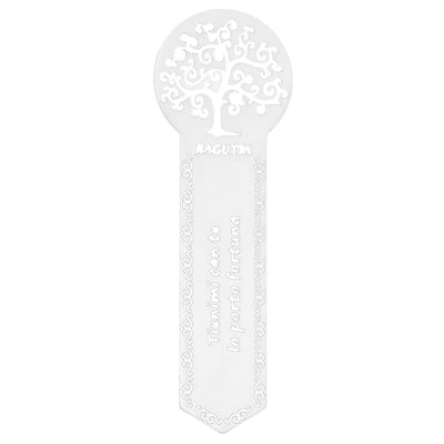 Bagutta Segnalibro Silver Plated Albero della Vita “Tienimi con Te, Io Porto Fortuna” 12 cm