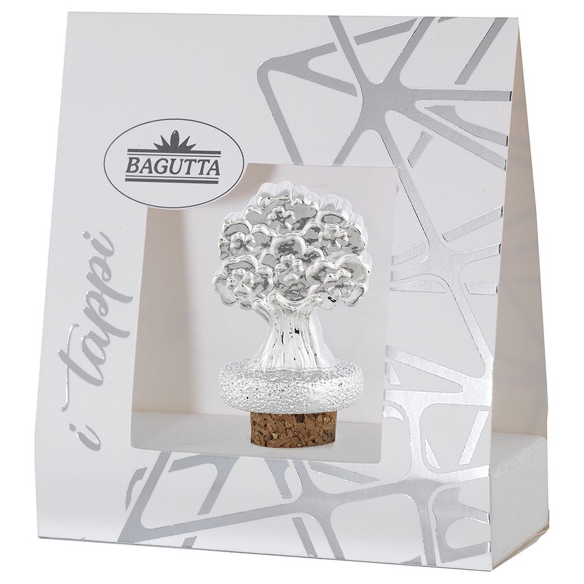 Bagutta Tappo per Bottiglia Albero della Vita con Cristalli 7,5 cm