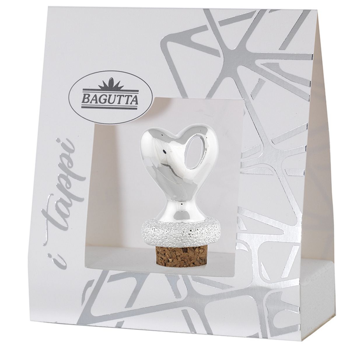 Bagutta Tappo per Bottiglia Motivo Cuore 7,5 cm