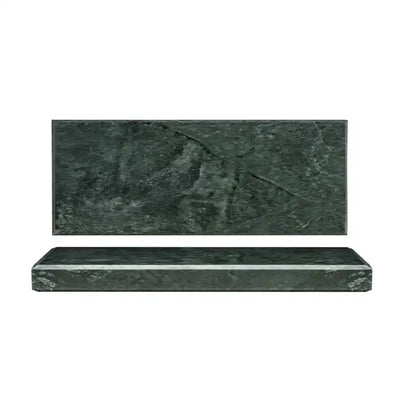 Marble Green Vassoio Rettangolare in Marmo 25x9 cm H 2 cm 10 Pezzi