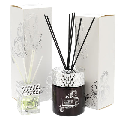 Bagutta Profumatore per Ambienti Cilindrico Nero Fragranza Agave 50 ml 7 cm