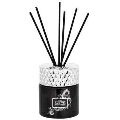 Bagutta Profumatore per Ambienti Cilindrico Nero Fragranza Agave 100 ml 8 cm
