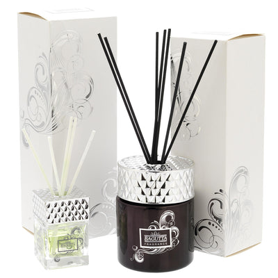 Bagutta Profumatore per Ambienti Cilindrico Trasparente Fragranza Agave 100 ml 8 cm