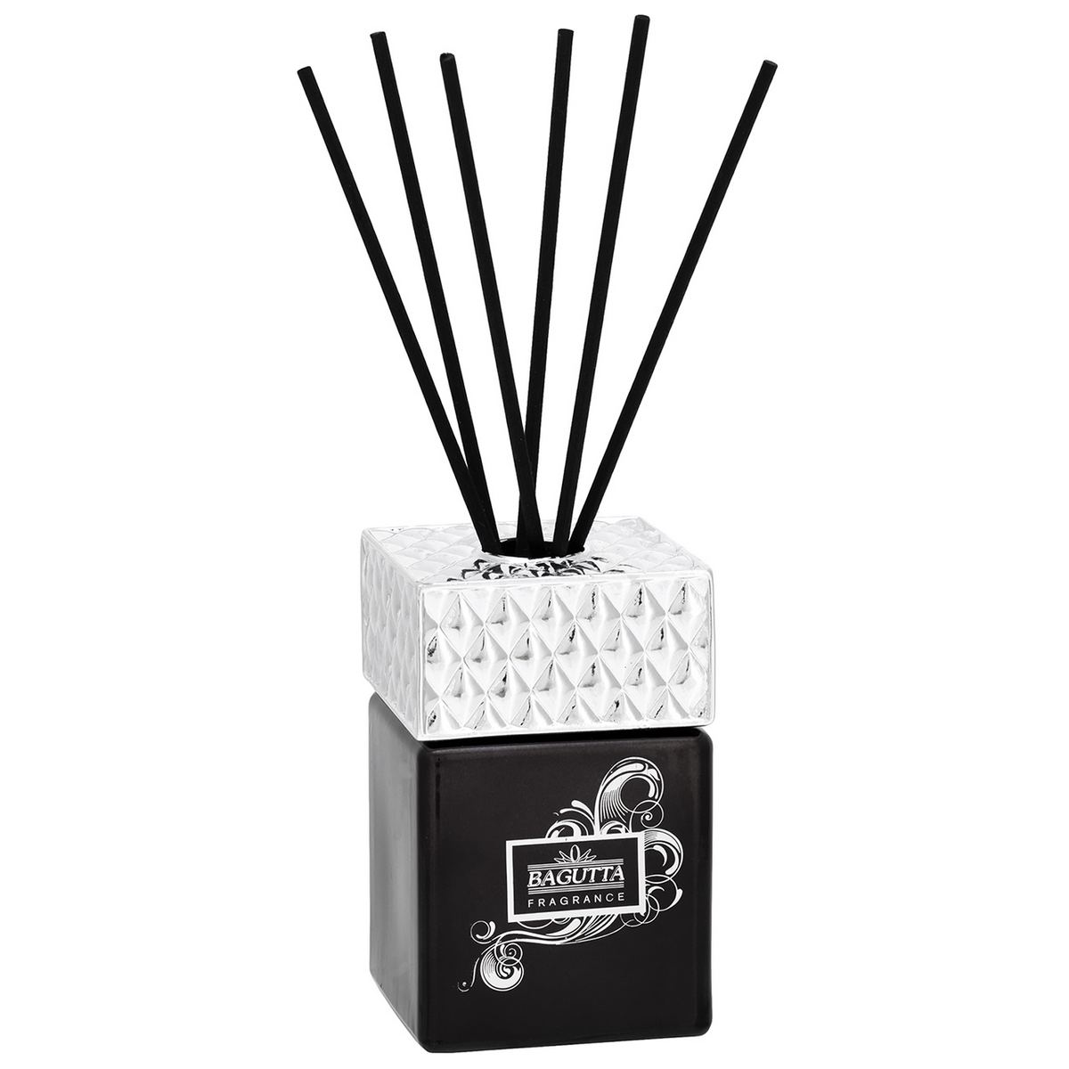 Bagutta Profumatore per Ambienti Cubo Nero Fragranza Agave 100 ml 8 cm
