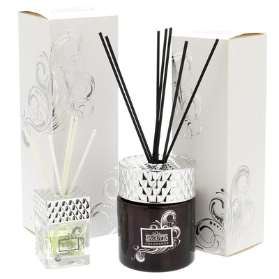 Bagutta Profumatore per Ambienti Cubo Trasparente Fragranza Agave 200 ml 10,5 cm