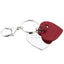 Bagutta Dillo col Cuore Portachiavi Silver Plated “Sei nel Mio Cuore” 9 cm