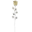 Bagutta Rosa Silver Plated Bianca con Bordo Argentato 33 cm