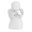 Bagutta Angioletto Bianco con Dettaglio Argentato e Stella 9 cm