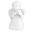 Bagutta Angioletto Bianco con Dettaglio Argentato e Stella 13 cm