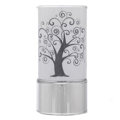Bagutta Lampada LED da Tavolo in Vetro Albero Stilizzato a Batteria 7x15 cm