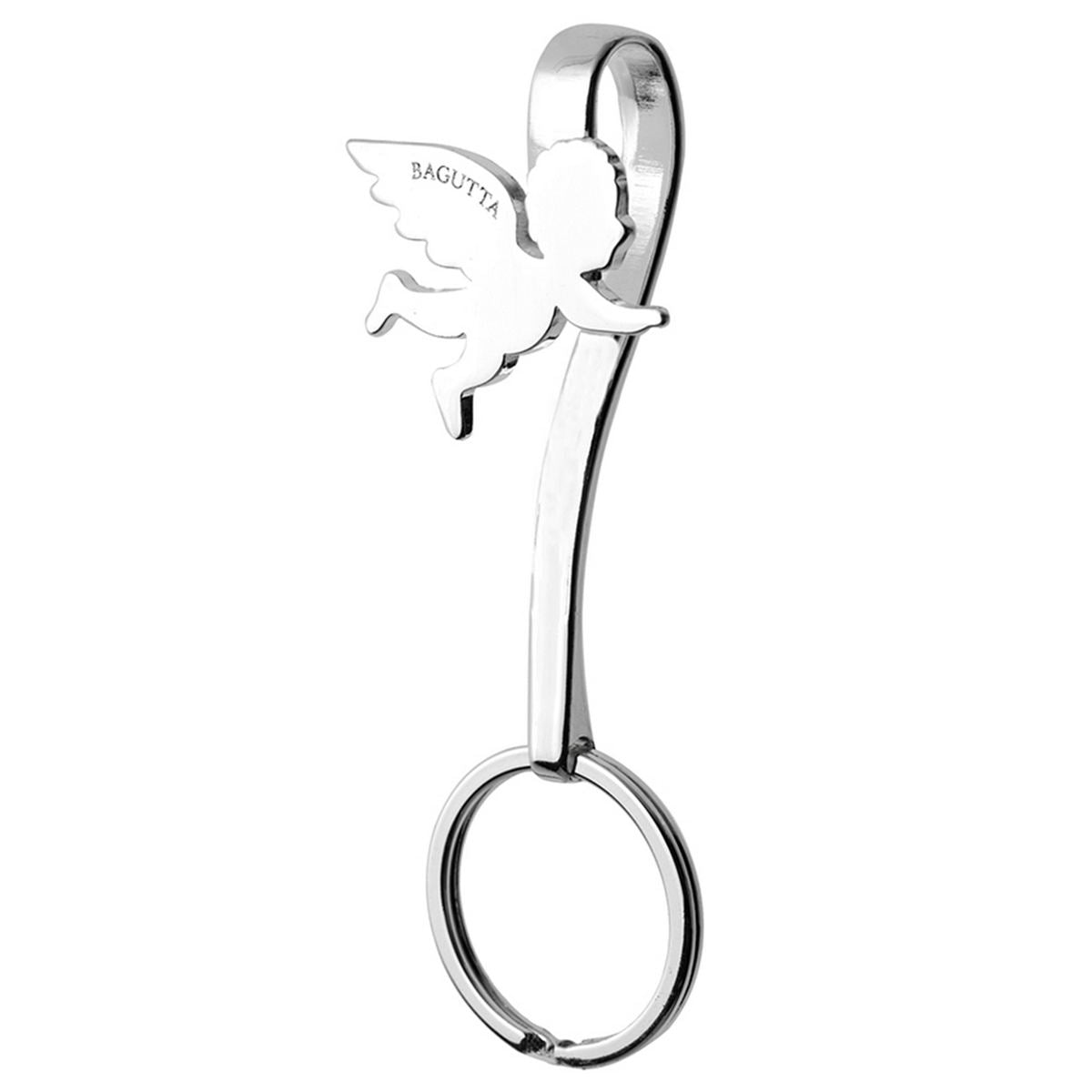 Bagutta Gancio per Borsa e Portachiavi Silver Plated Angioletto 10 cm