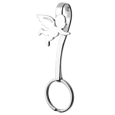 Bagutta Gancio per Borsa e Portachiavi Silver Plated Angioletto 10 cm