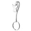 Bagutta Gancio per Borsa e Portachiavi Silver Plated Angioletto Stilizzato 10 cm
