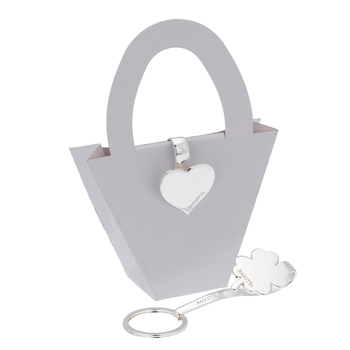 Bagutta Gancio per Borsa e Portachiavi Silver Plated Albero 10 cm