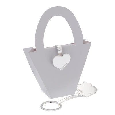Bagutta Gancio per Borsa e Portachiavi Silver Plated Albero 10 cm