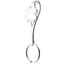 Bagutta Gancio per Borsa e Portachiavi Silver Plated Quadrifoglio 10 cm