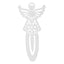 Bagutta Segnalibro Silver Plated Traforato Angelo 9 cm