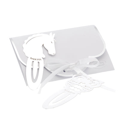 Bagutta Segnalibro Silver Plated Traforato Gufo 9 cm