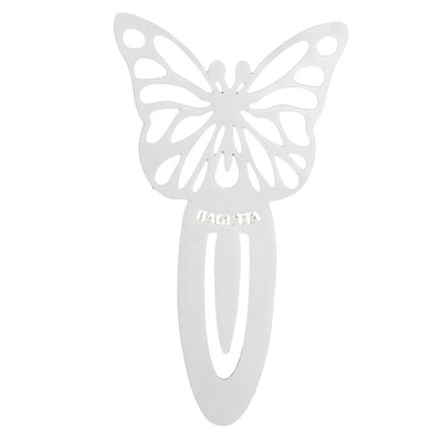 Bagutta Segnalibro Silver Plated Traforato Farfalla 9 cm