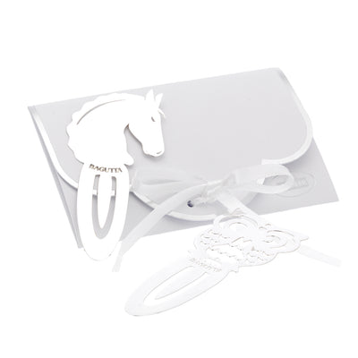 Bagutta Segnalibro Silver Plated Traforato Cuore 9 cm