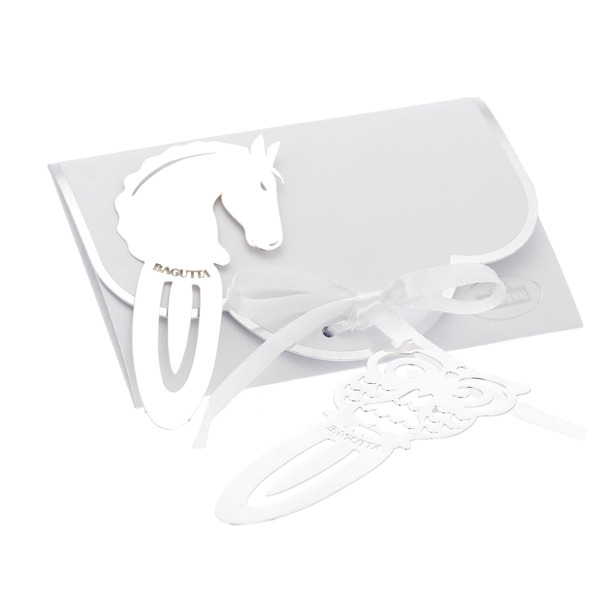 Bagutta Segnalibro Silver Plated Traforato Elefante 9 cm