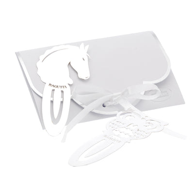 Bagutta Segnalibro Silver Plated Traforato Elefante 9 cm