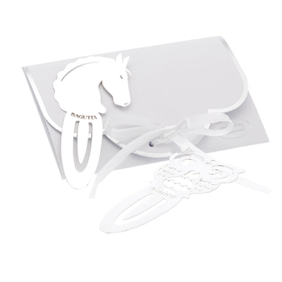 Bagutta Segnalibro Silver Plated Traforato Fiore di Loto 9 cm