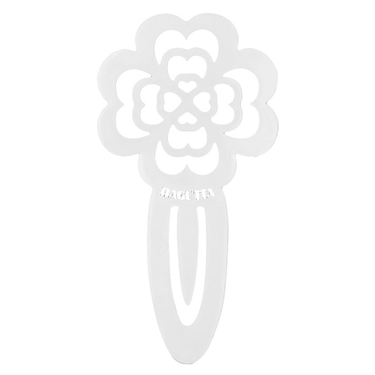 Bagutta Segnalibro Silver Plated Traforato Quadrifoglio 9 cm