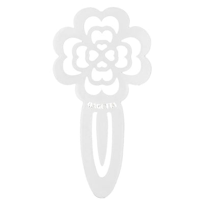 Bagutta Segnalibro Silver Plated Traforato Quadrifoglio 9 cm