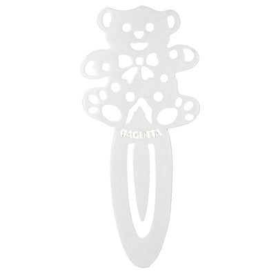Bagutta Segnalibro Silver Plated Traforato Orsetto 9 cm