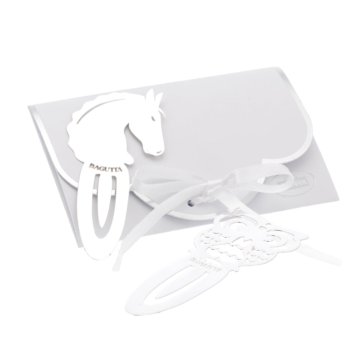 Bagutta Segnalibro Silver Plated Traforato Orsetto 9 cm