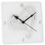 Bagutta Orologio da Tavolo Quadrato Decoro Cuore 15x15 cm