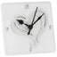 Bagutta Orologio da Tavolo Quadrato Decoro Cuore 10x10 cm