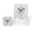 Bagutta Orologio da Tavolo Quadrato Decoro Cuore 10x10 cm