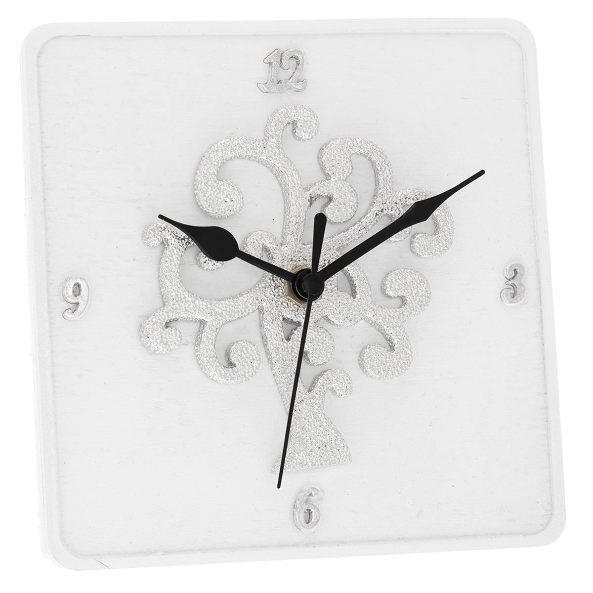 Bagutta Orologio da Tavolo Quadrato Albero della Vita 15x15 cm