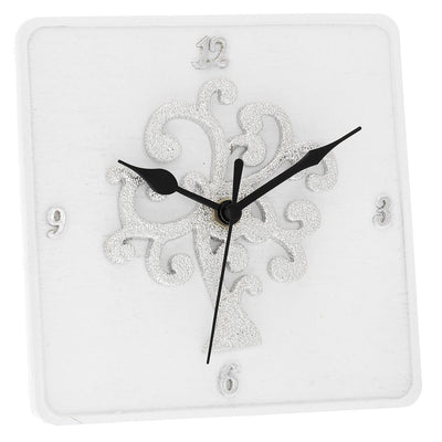 Bagutta Orologio da Tavolo Quadrato Albero della Vita 15x15 cm