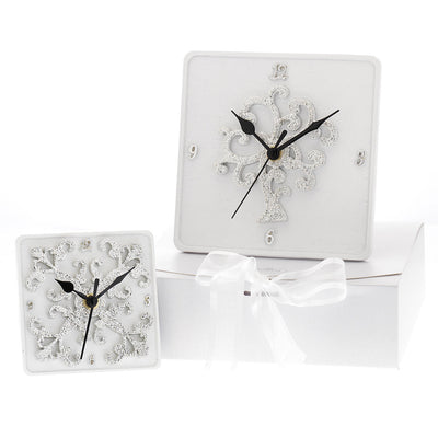 Bagutta Orologio da Tavolo Quadrato Albero della Vita 15x15 cm